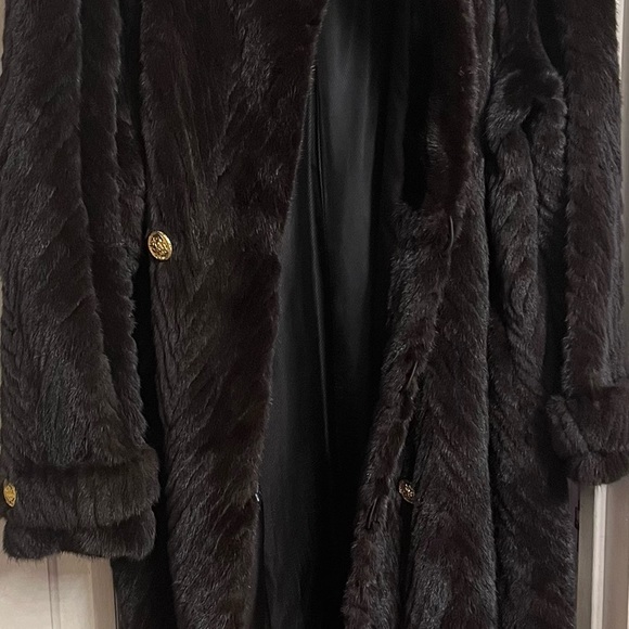 Men’s Big & Talk Full Length Mink Coat - Picture 9 of 16